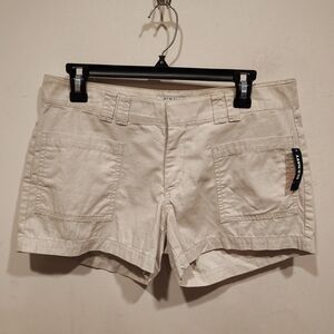 Old Navy NWT Deadstock Women's Low Rise Beige Micro Cargo Shorts Sz 8 Casual